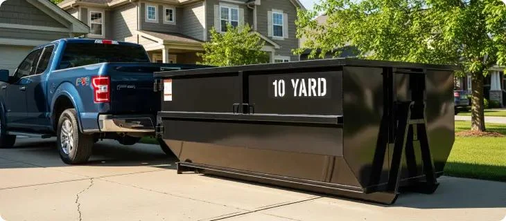 10 yard dumpster rental for small cleanouts