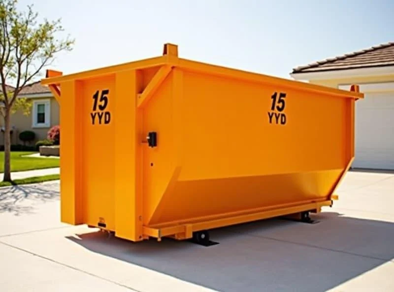 15 yard dumpster rental for medium residential projects